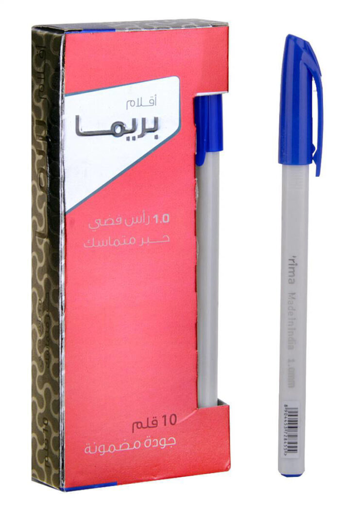 ⁦قلم بريما جاف 10 حبات⁩ - الصورة ⁦1⁩